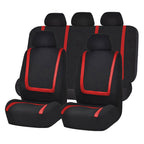Universal Fit Car Seat Cover Full Set For Front And Rear 9 Pieces Pack Fit Most Cars