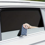 4pcs Car Magnet Side Window Sunshade Curtain Magnetic Black Shading Net Sunshade Insulation Privacy Curtain Row Car Window Sunshade Curtain Universal