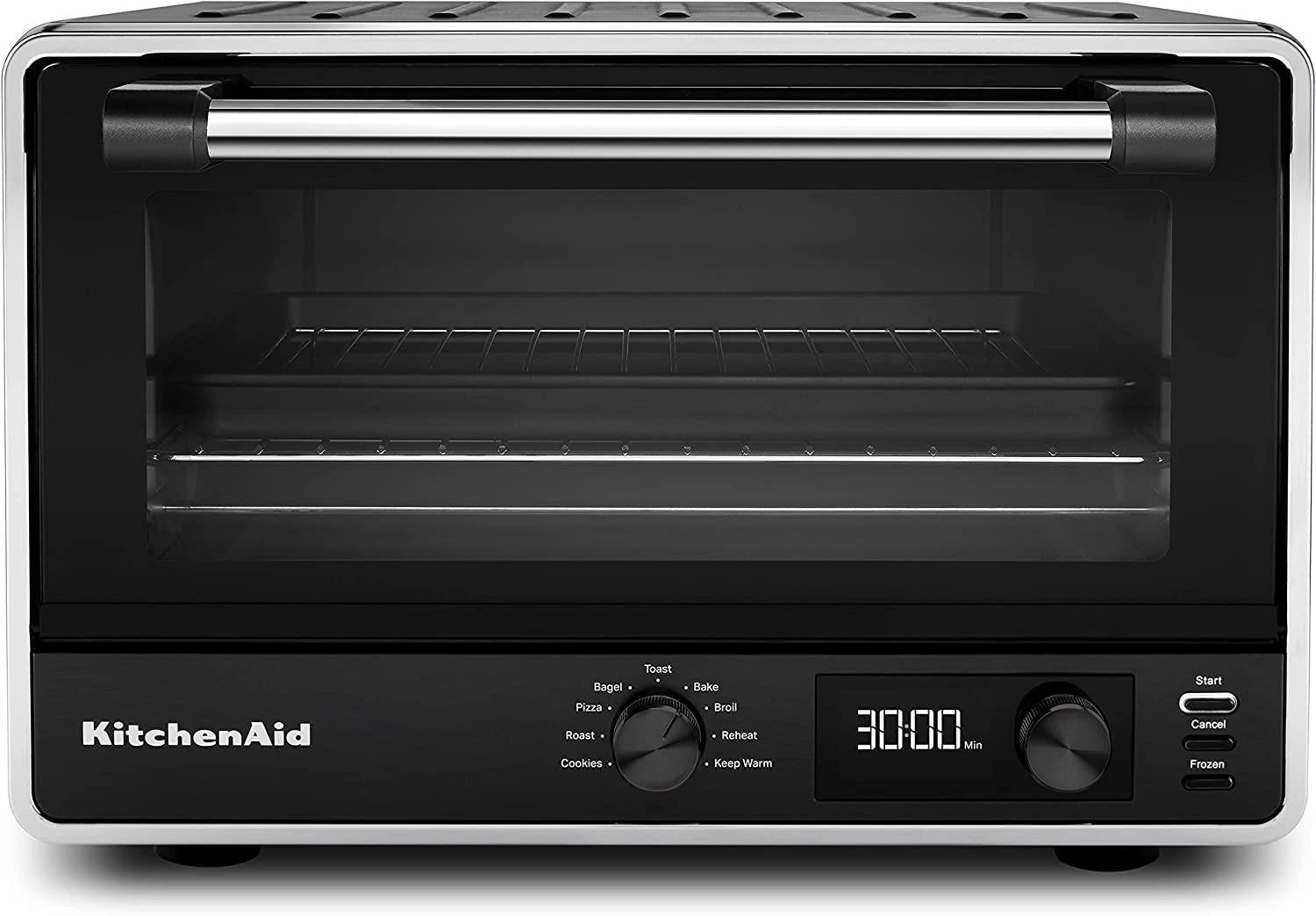 KitchenAid KCO211BM Digital Countertop Toaster Oven, Black Matte