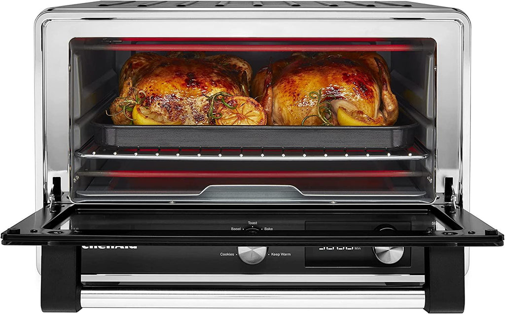 KitchenAid KCO211BM Digital Countertop Toaster Oven, Black Matte
