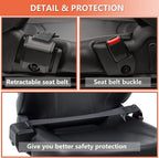 Universal Fold Down Forklift Seat with Adjustable Angle Back,Micro Switch And Safety Belt,for Toyota Forklift,Tractor,Excavator Skid Loader Backhoe Dozer Telehandler