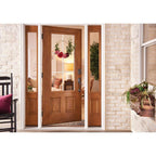 Camelot Aged Bronze Encode Smart Wi-Fi Deadbolt with Alarm and Camelot Handle Set with Accent Lever with Camelot Trim