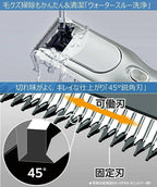 Panasonic hair cutter cut mode silver tone ER-GF81-S from Japan w/ Tracking