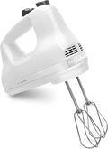 KitchenAid KHM512WH 5-Speed Ultra Power Hand Mixer, White