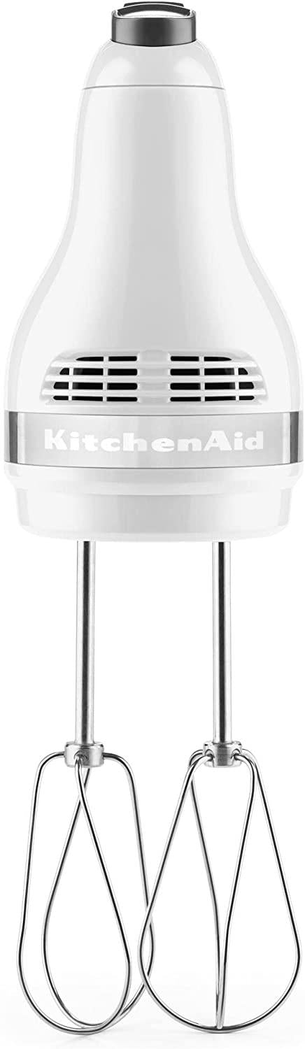 KitchenAid KHM512WH 5-Speed Ultra Power Hand Mixer, White