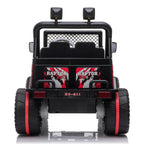 Zimtown Kids Ride On Car Small Double Drive Electric Car 12V Battery Motorized Vehicles Children's Best Toy Car Safe w/ Remote Control, 3 Speeds, Music, Seat Belts, LED Lights Black