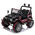 Zimtown Kids Ride On Car Small Double Drive Electric Car 12V Battery Motorized Vehicles Children's Best Toy Car Safe w/ Remote Control, 3 Speeds, Music, Seat Belts, LED Lights Black