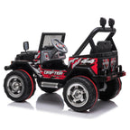 Zimtown Kids Ride On Car Small Double Drive Electric Car 12V Battery Motorized Vehicles Children's Best Toy Car Safe w/ Remote Control, 3 Speeds, Music, Seat Belts, LED Lights Black