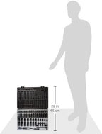 Grey Pneumatic (81659CRD) 3/8" Drive 59-Piece 6-Point Fractional and Metric Duo-Socket Set