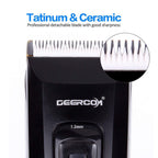 Machine Cut Hair Professional LED Screen Blades Ceramic ium