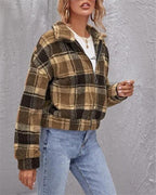 stitching stitching medium fleece sweater