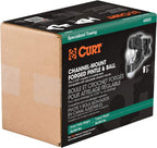 CURT 45922 Channel Mount Pintle Attachment with 2-5/16-Inch Ball, 20,000 lbs, Shank Required , Black