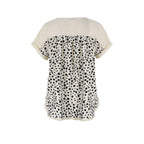 leopard v neck top
