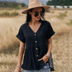 leopard v neck top