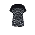 leopard v neck top