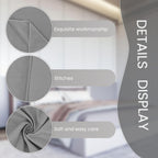 Evolive Ultra Soft Microfiber Body Pillow Cover/Pillowcases 21"x54" with Hidden Zipper Closure (21"x54" Body Pillow Cover, Charcoal Grey)