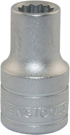 Teng Tools 111 Piece 1/4, 3/8 &amp; 1/2 Inch Drive Metric &amp; SAE Regular/Shallow &amp; Deep Socket Set -TM111