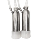 Cow MilMachine 5L Pulsation Vacuum Electric Portable  Steel Kit, High Configuration Double Head Teat Cups for Cow