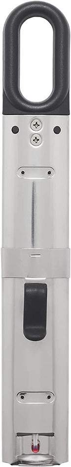 KitchenAid KQ907 Curved Stainless Steel Paddle Style Candy and Deep Fry Thermometer with pan clip, TEMPERATURE RANGE: 100F to 400F, Black