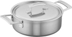 Demeyere Industry 5-Ply 4-qt Stainless Steel Deep Saute Pan, Silver