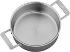 Demeyere Industry 5-Ply 4-qt Stainless Steel Deep Saute Pan, Silver