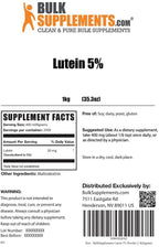 BulkSupplements.com Lutein 5% Powder (5 Kilograms - 11 lbs)