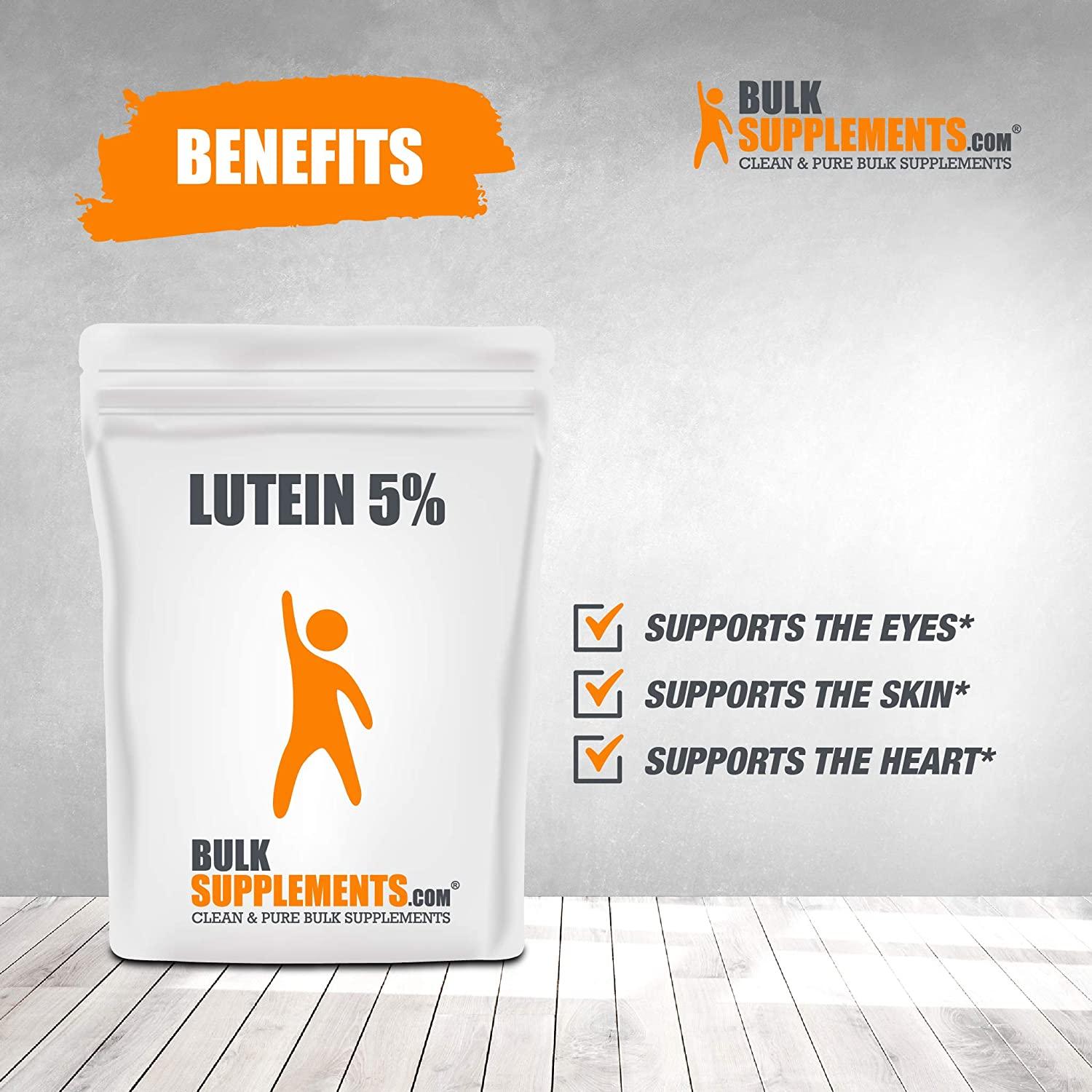 BulkSupplements.com Lutein 5% Powder (5 Kilograms - 11 lbs)