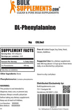BulkSupplements.com DL-Phenylalanine Powder - Mood Boosting Supplement - Brain Supplements for Memory and Focus - Essential Amino Acid (5 Kilograms - 11 lbs)