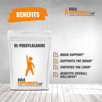 BulkSupplements.com DL-Phenylalanine Powder - Mood Boosting Supplement - Brain Supplements for Memory and Focus - Essential Amino Acid (5 Kilograms - 11 lbs)