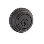 980 Series Iron Black Single Cylinder Deadbolt featuring SmartKey Security