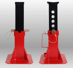BIG RED ATZ120005R Torin Heavy Duty Pin Type Professional Car Jack Stand with Lock, 12 Ton (26,400 lb) Capacity, Red, 1 Pair