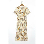 vintage autumn midi dress