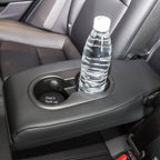 8sanlione Car Cup Coaster, 4Pcs 2.75 Inch Auto Cup Holder Insert Coasters, Non-Slip Waterproof Embedded Drink Mat, Automotive Interior Accessories for Men and Women (D Black/4PCS)