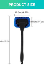 2PCS Window Cleaning Brush Kit: Get That Spotless Car Window Look With This Windshield Cleaning Wash Tool!
