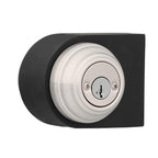 Satin Nickel Double Cylinder Deadbolt featuring SmartKey Security