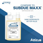 Stergo MX Mefenoxam Fungicide (1 Quart) by Atticus (Equivalent to The Leading ) – Fungus Control for Lawns, Ornamentals, Greenhouse and Nursery