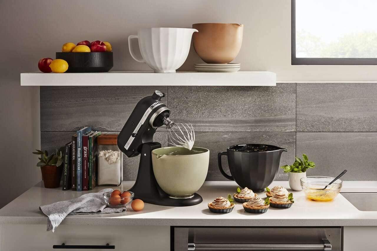 KitchenAid 5 Quart Sage Leaf Ceramic Bowl