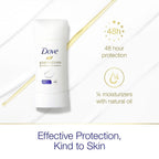 Dove Antiperspirant Deodorant with 48 Hour Protection Original Clean, Deodorant for Women, 2.6 Ounce (Pack of 4), White