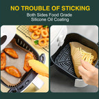 50pcs/100pcs/200pcs Air Fryer Disposable Paper Liners Square, Kitchen Accessories,Non-Stick Parchment Paper, Air Fryer Accessories, Oil Proof &amp; Water Proof, Paper Liner For BaRoasting Microwave Oven