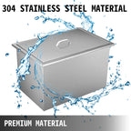 7 Sizes Drop In Ice Chest Bin Boxes W/ Cover  Steel Outdoor/Indoor 304