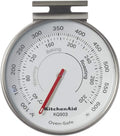 KitchenAid KQ903 3-in Dial Oven/Appliance Thermometer, TEMPERATURE RANGE: 100F to 600F, Stainless Steel