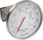 KitchenAid KQ903 3-in Dial Oven/Appliance Thermometer, TEMPERATURE RANGE: 100F to 600F, Stainless Steel