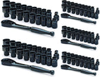 Crescent 20 Pc. 3/8" Drive Pass-Thru X6 Standard Spline Mechanics Tool Set - CX6PT20-5 Pack