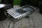 STEEL CHARCOAL GRILL MANGAL SHISH  KABAB KABOB BBQ BARBECUE SHASHLIK