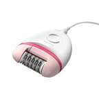 Beauty Satinelle Essential Corded Epilator, Bre235/04, White And Pink
