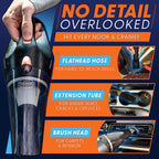 ThisWorx Cordless Car Vacuum - Portable, Mini Handheld Vacuum w/Rechargeable Battery and 3 Attachments - High-Powered Vacuum Cleaner w/ 60w Motor