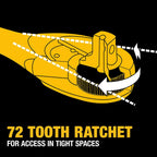 DEWALT Mechanics Tools Kit and Socket Set, 204-Piece, MM (DWMT72165)