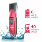 Topersun Clipper Hair Electric IPX7 5 Sizes & Adjustable 2 Combs Guide
