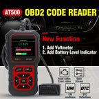 Car Code Reader, OBD2 Car Code Scanner VoltaTester Engine Fault Code Scanner CranAnd Charging Tester Diagnostic Tool For OBDII Protocol Cars