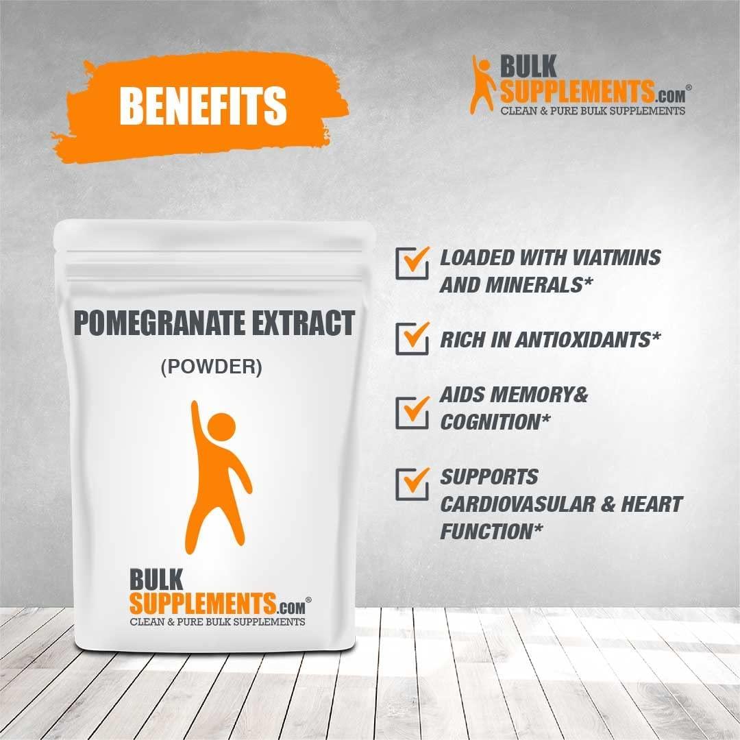 BulkSupplements.com Pomegranate Extract Powder (5 Kilograms - 11 lbs)
